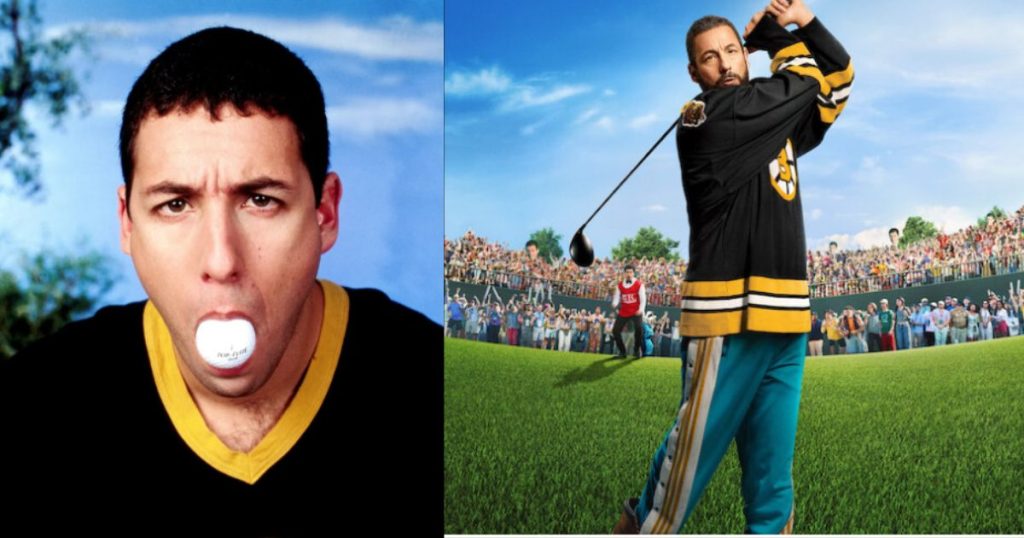 Happy Gilmore 2 cast photo from Netflix premiere featuring Adam Sandler and guests