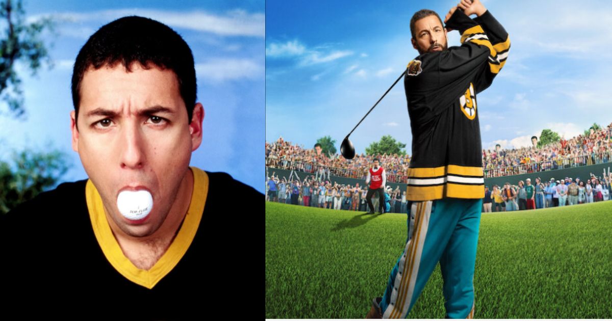 Happy Gilmore 2 cast photo from Netflix premiere featuring Adam Sandler and guests
