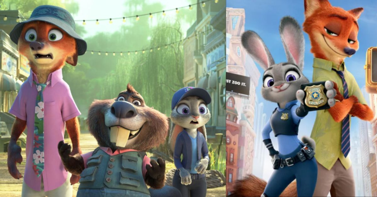 Zootopia 2 poster featuring Judy Hopps and Nick Wilde with new characters