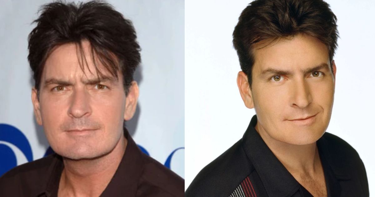 Charlie Sheen smiling at a red carpet event in 2025