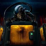 Alien Earth poster featuring futuristic cityscape and Xenomorph shadows