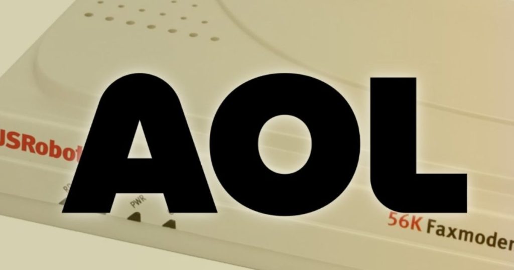 Retirement of AOL dial-up modem sound and nostalgic interface in 2025