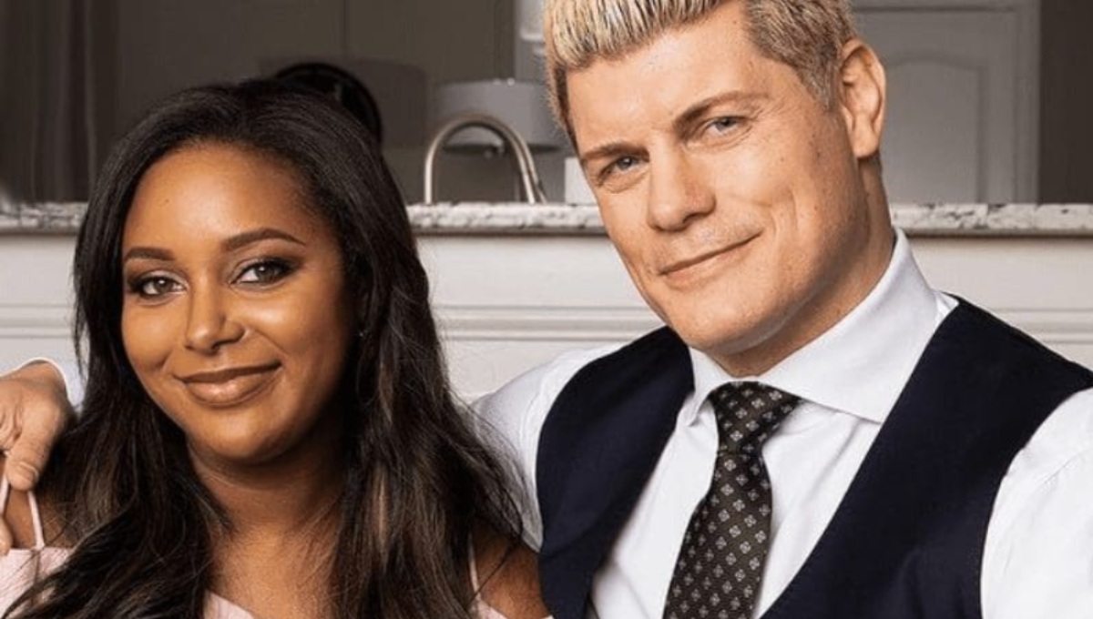 Cody and Brandi Rhodes share a newborn hand photo announcing baby Leilani Ella