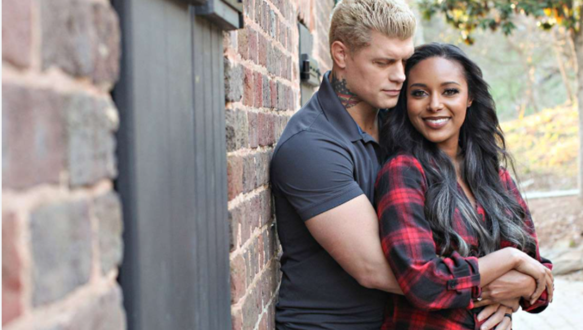 Cody and Brandi Rhodes share a newborn hand photo announcing baby Leilani Ella