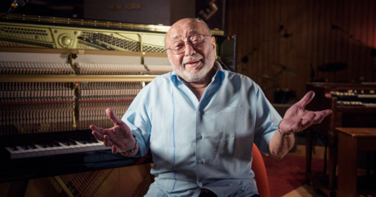 Eddie Palmieri performing live at a jazz festival in 2025