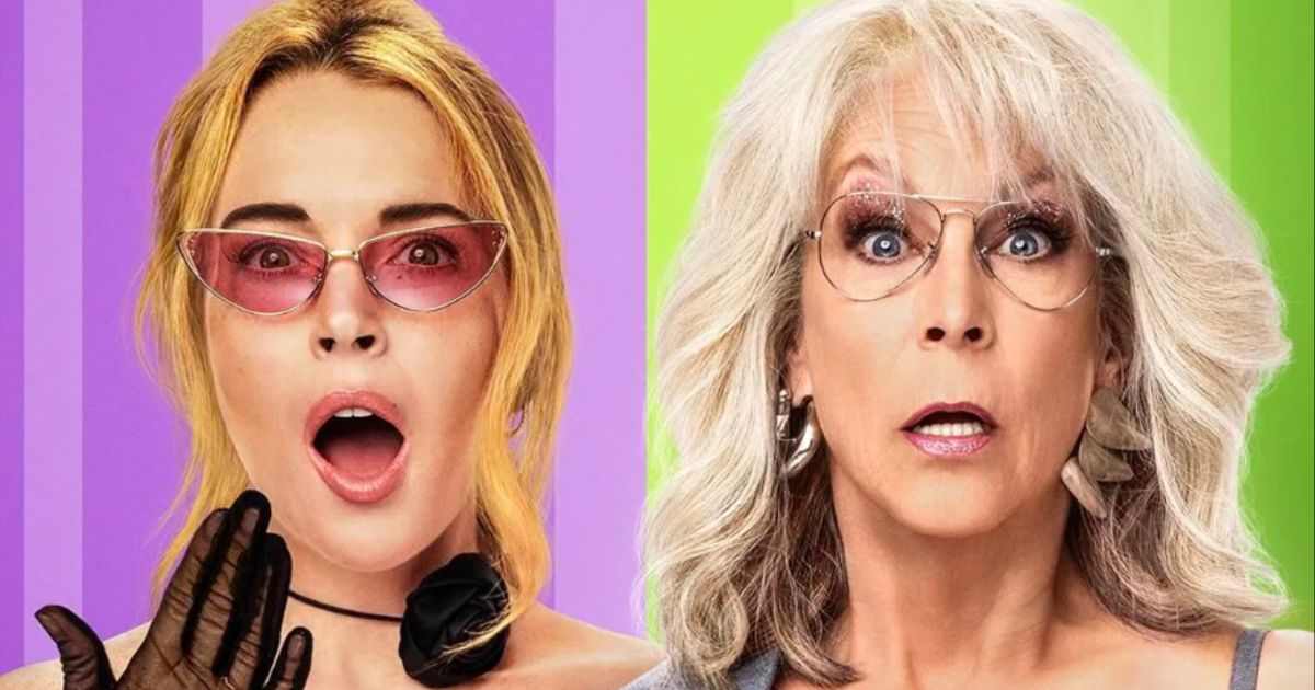 Freakier Friday cast with Jamie Lee Curtis and Lindsay Lohan at premiere 2025
