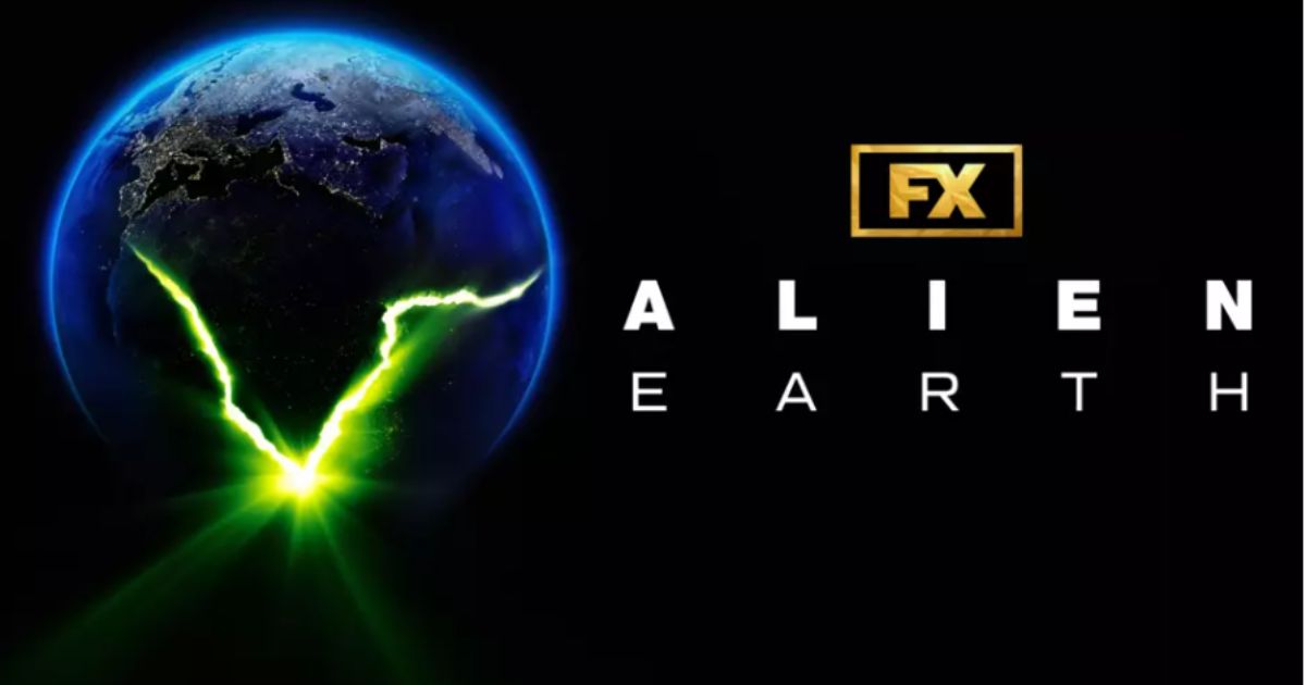 Hulu Alien Earth promotional image showing alien planet landscapes and explorers in 2025 series