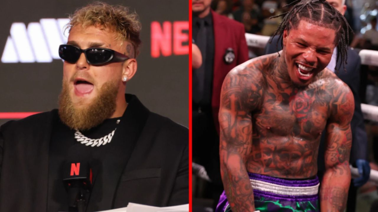 Jake Paul and Gervonta “Tank” Davis face off with Atlanta skyline and Nov. 14 date