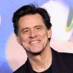 Jim Carrey smiling at a public event in 2025