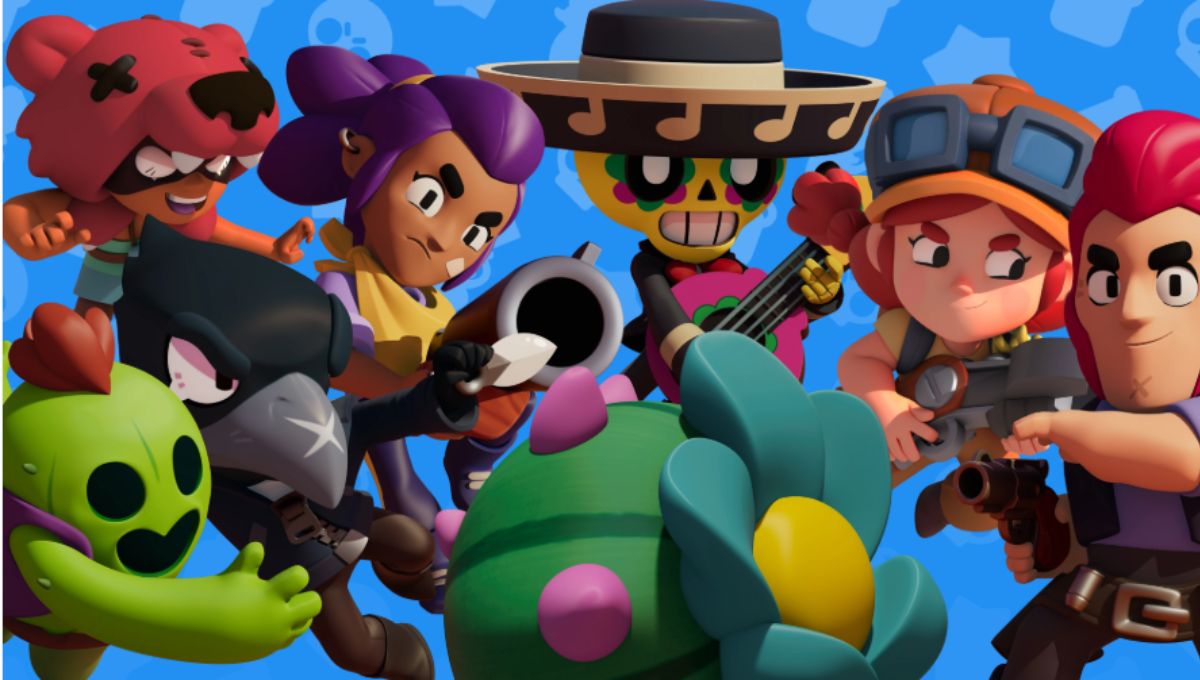  Supercell logo on a dark background with app icons for Clash of Clans, Brawl Stars, Clash Royale, and Squad Busters