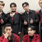 ATEEZ performing during their 2025 world tour concert in Seoul