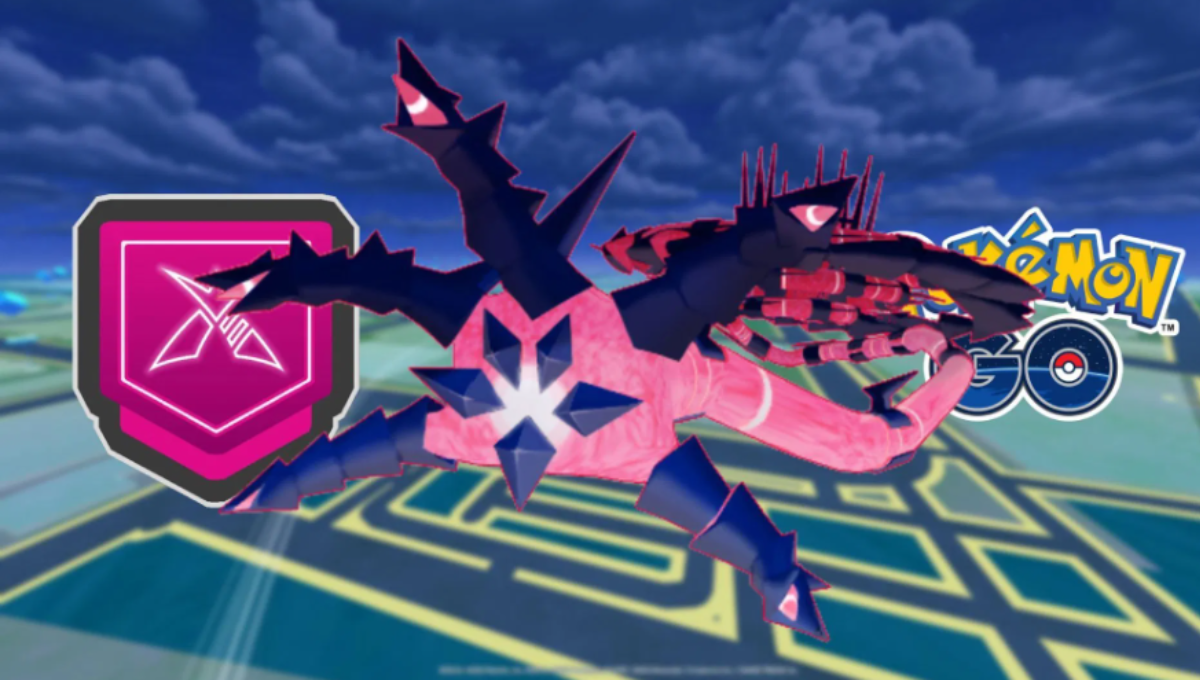 Eternatus artwork with Pokémon GO Max Battle UI