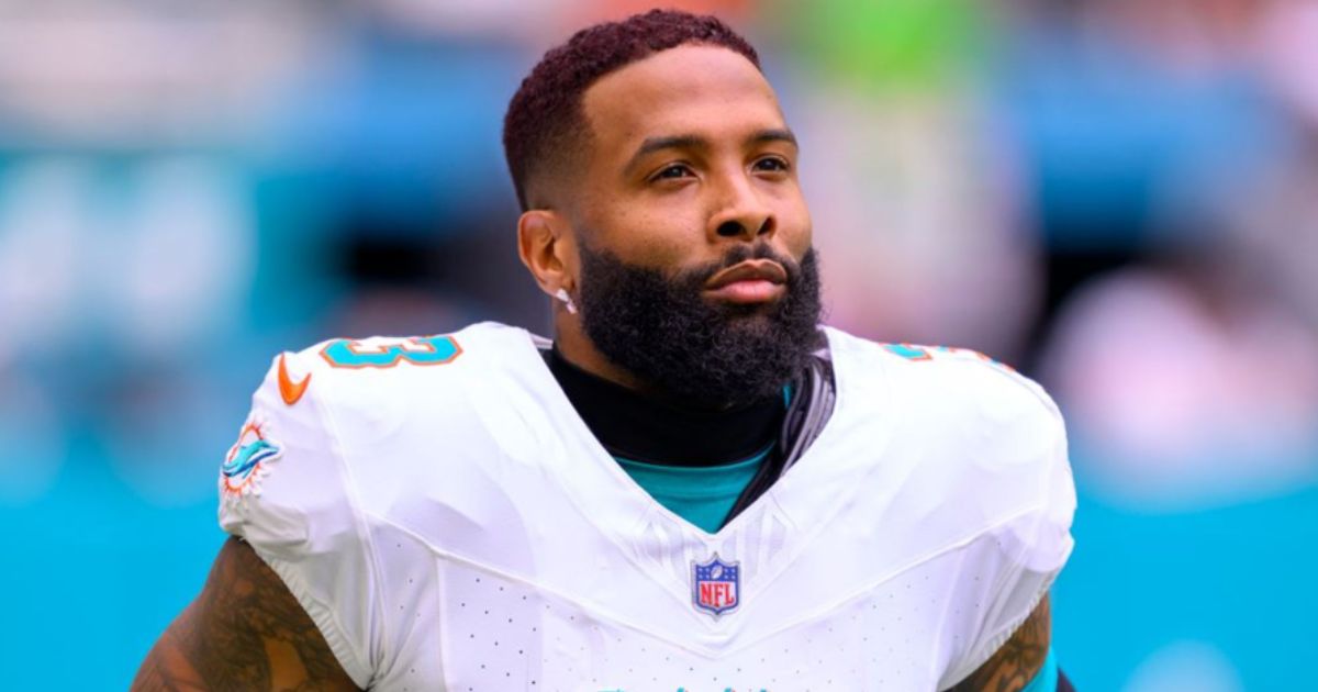Odell Beckham Jr. during off-season training session wearing casual sportswear, 2025