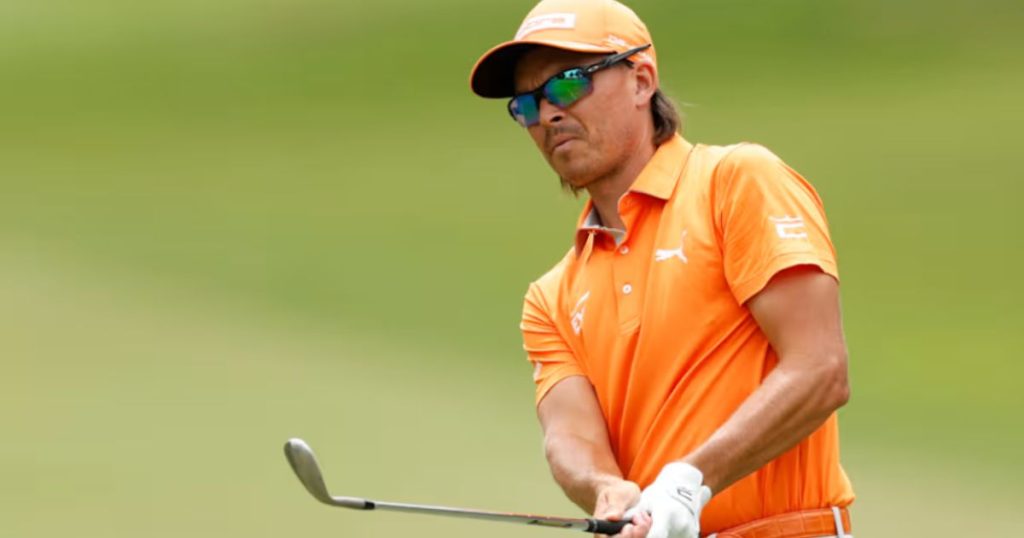 Rickie Fowler competing at the FedEx St. Jude Championship 2025